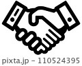 握手するアイコン 110524395