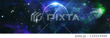 Space many light years far from the Earth. Elements of this image furnished by NASA. 110524406