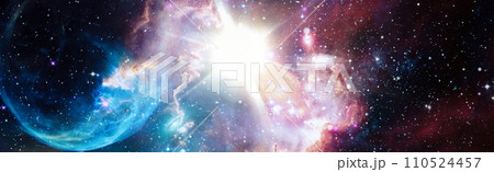Beautiful night sky, star in the space. Collage on space, science and education items. Elements of this image furnished by NASA. Beautiful night sky, star in the space. Collage on space, science and education items. Elements of this image furnished by NASA. 110524457