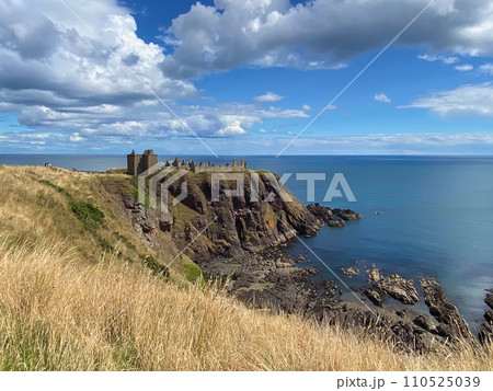 Dunnottar Castle on the steep rock Dunnottar Castle on the steep rock 110525039