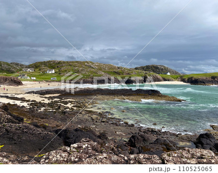 Amazing Clachtoll Beach in Lochinver, Scotland. 110525065