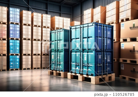 Packaging colorful Boxes Wrapped Plastic Stacked on Pallets in Storage Warehouse. Cartons Pallets Supply Chain. Inventory Shelf Storehouse Distribution. Cargo Shipping Supplies Warehouse Logistics.. Packaging colorful Boxes Wrapped Plastic Stacked on Pallets in Storage Warehouse. Cartons Pallets Supply Chain. Inventory Shelf Storehouse Distribution. Cargo Shipping Supplies Warehouse Logistics.. 110526785