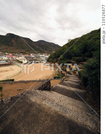 富丘八幡神社の桟敷【香川県小豆郡土庄町（小豆島）】 110526877