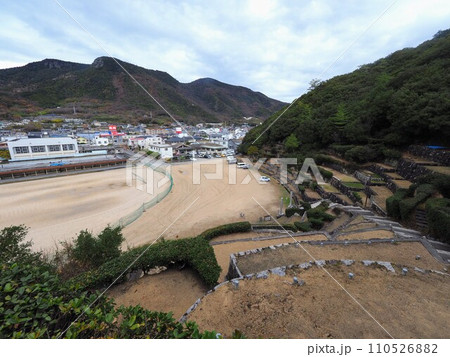 富丘八幡神社の桟敷【香川県小豆郡土庄町（小豆島）】5 110526882
