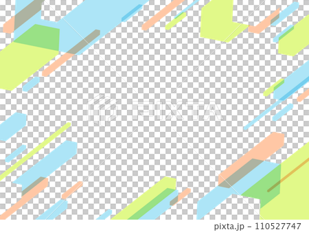 幾何学パターンの背景素材材 110527747