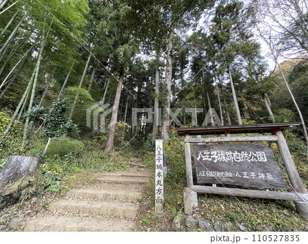 日本100名城　八王子城　本丸跡地への入口 110527835