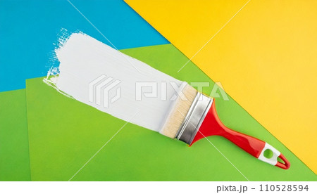 ペンキブラシ(AI生成) 110528594