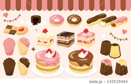 バレンタインのスイーツ バレンタインのスイーツ 110529364