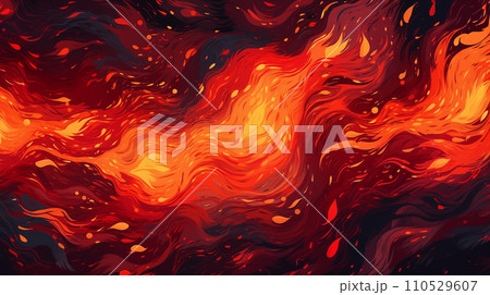 漫画 マンガ 炎 110529607