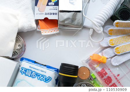 非常持ち出し袋の防災グッズ 110530909