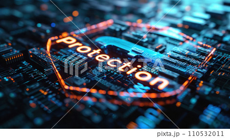 Digital Fortress: Abstract Cyber Shield 110532011