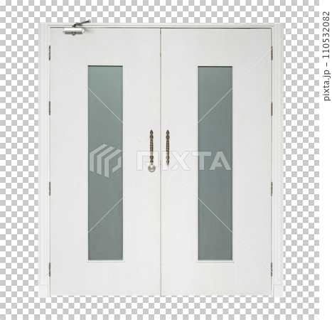 wooden door isolated wooden door isolated 110532082
