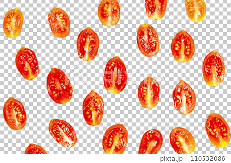 cherry tomato isolated 110532086