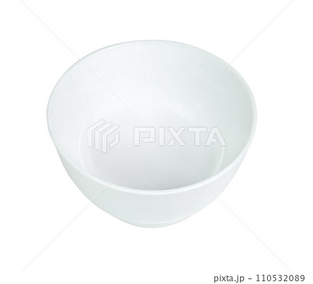 white bowl isolated 110532089