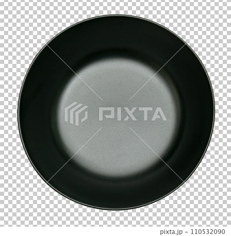 black bowl isolated 110532090