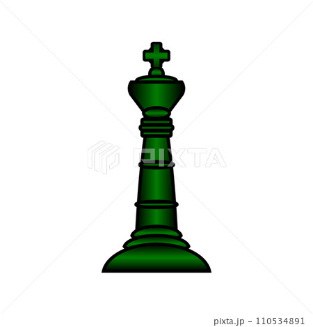 Chess king icon. Chess king icon. 110534891