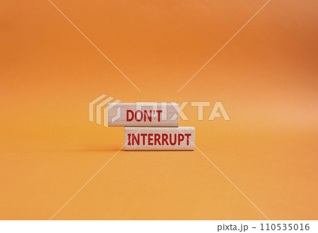 Doing Business symbol. Concept word Doing Business on wooden blocks. Beautiful orange background. Business and Doing Business concept. Copy space 110535016