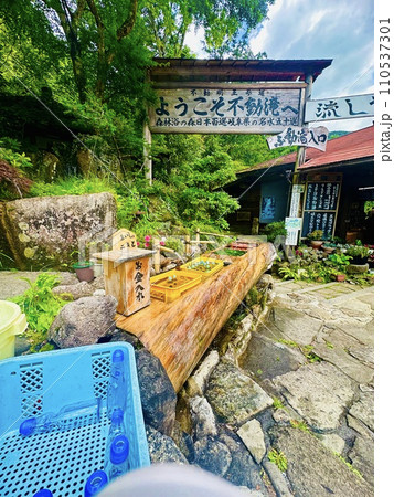 付知峡不動滝の自然豊かな絶景 110537301