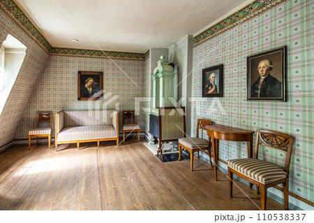 Schillerhaus at Weimar in Germany. Friedrich Schiller's last home, UNESCO World Heritage 110538337