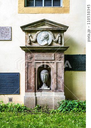 Graveyard of St. James Church, Jakobskirche in Weimar, Germany 110538345