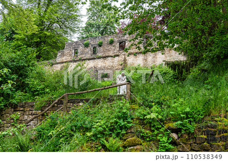 Monument of William Shakespeare at the Public Park on the river Ilm in Weimar, Germany Monument of William Shakespeare at the Public Park on the river Ilm in Weimar, Germany 110538349