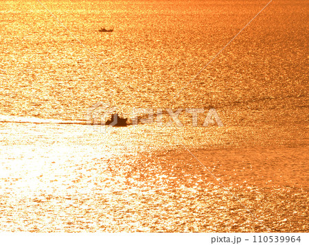長崎半島、野母半島、五島灘の夕景 110539964