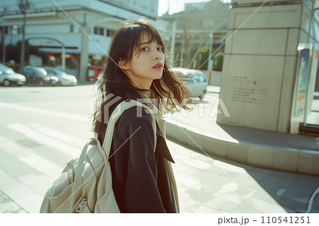 ストリートスナップ写真 AI画像 ストリートスナップ写真 AI画像 110541251