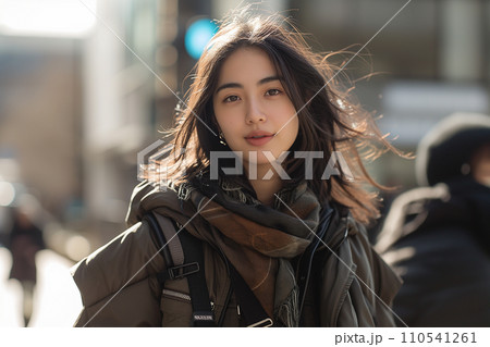 ストリートスナップ写真 AI画像 ストリートスナップ写真 AI画像 110541261