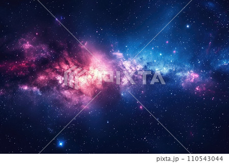 AI-generated content. Black Hole and Space background deep space. Generative AI 110543044
