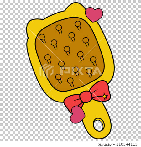 The illustration of a hair brush  110544115