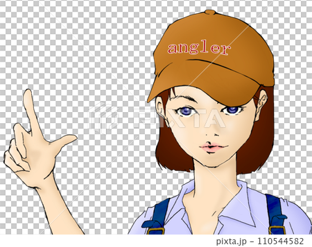 不敵な女の子（釣り） 110544582