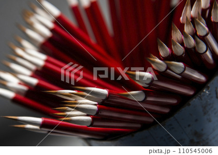 毛筆の乾燥 110545006