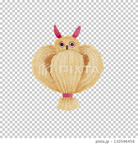 Susuki Mimizuku，日本本土玩具，民間藝術，傳統工藝，水彩插圖 110546458