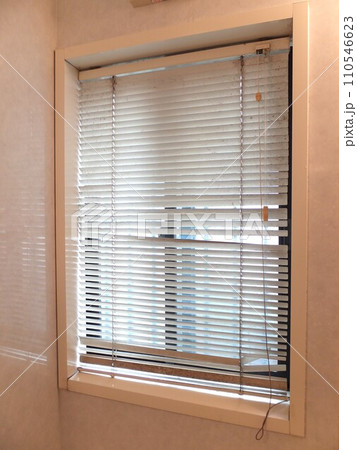 浴室の古いブラインド 110546623