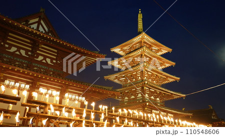大阪四天王寺盂蘭盆会 110548606