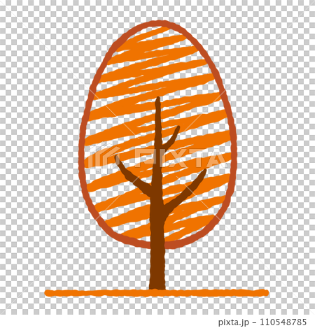 Simple tree illustration Simple tree illustration 110548785