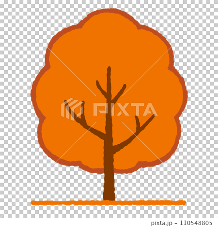 簡單的樹例證 簡單的樹例證 110548805