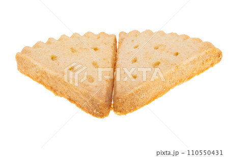Scottish shortbread isolated Scottish shortbread isolated 110550431