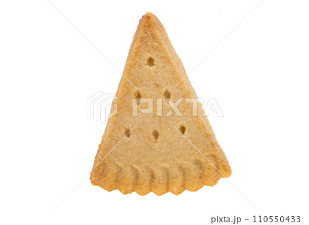 Scottish shortbread isolated Scottish shortbread isolated 110550433