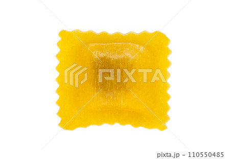 Italian ravioli isolated 110550485