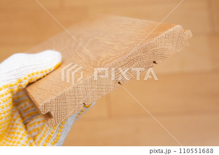 無垢(単層)フローリング(オク材) 無垢(単層)フローリング(オク材) 110551688