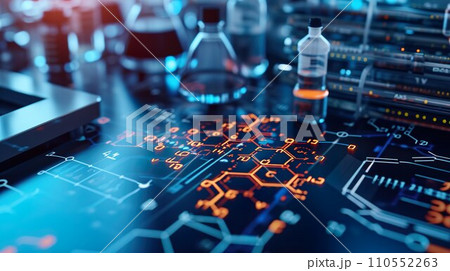 実験室に置かれた瓶1 実験室に置かれた瓶1 110552263