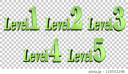 3DCG characters [Level1/Level2/Level3/Level4/Level5] Green, Green 110552296