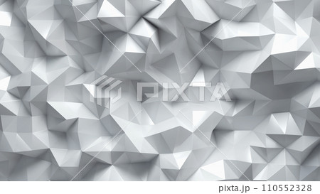 抽象的な白の3Dの背景。幾何学的な空間。 抽象的な白の3Dの背景。幾何学的な空間。 110552328