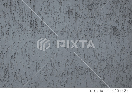 Grey cement wall in retro concept. Old concrete background for wallpaper or graphic design. Blank plaster texture in vintage style. Modern house interiors that feel calm and simple. 110552422