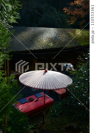 高雄　高雄清滝川のお茶屋　京都市右京区梅ヶ畑 110553361