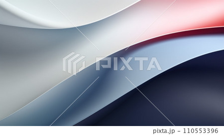 ネイビーとピンクのウェーブ　スタイリッシュデザイン　AI生成画像を調整 110553396