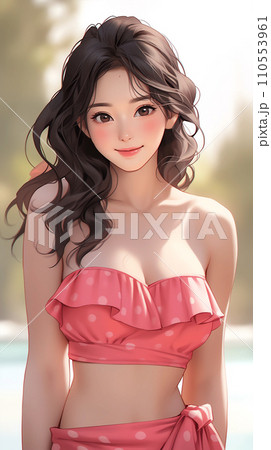 漫画 マンガ 水着 110553961