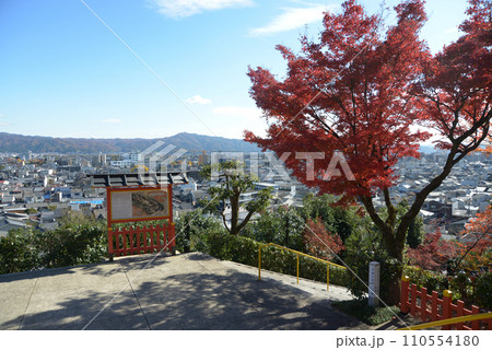 秋の建勲神社　境内から市内を望む　京都市北区紫野 110554180