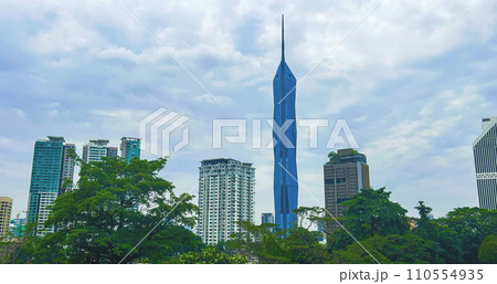 マレーシアのクアラルンプールの超高層ビルのランドマークのムルデカ118 110554935